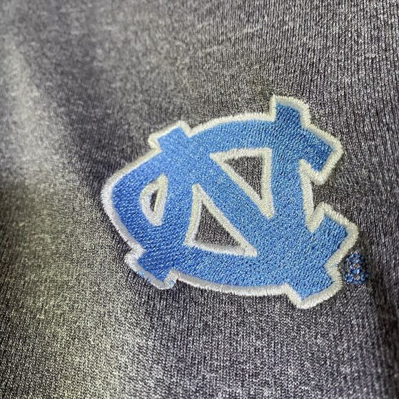 Champion UNC Tar Heels 1/4 Zip Pullover Shirt  Mens Size Medium Grey Lightweight - Picture 5 of 12